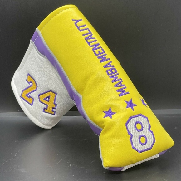 Kobe Bryant Mamba #24 Golf Blade Putter Head Cover Los Angeles Lakers - Picture 1 of 6